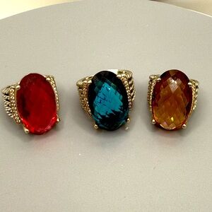 David YURMAN BIG BOLD & Beautiful! Choice Tourmaline or Morganite!